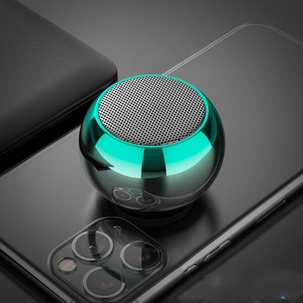 M3 Wireless Bluetooth Speaker  3D Electroplating  Mini Steel Cannon  Radio & U Disk Support - Image 2