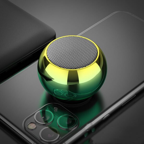 M3 Wireless Bluetooth Speaker  3D Electroplating  Mini Steel Cannon  Radio & U Disk Support - Image 3