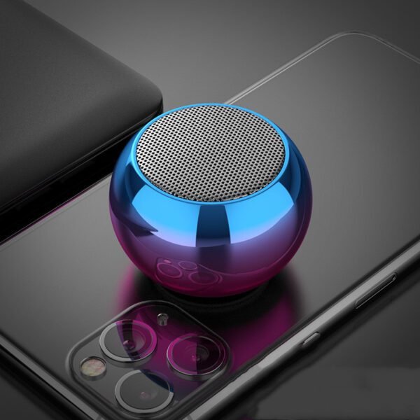 M3 Wireless Bluetooth Speaker  3D Electroplating  Mini Steel Cannon  Radio & U Disk Support - Image 4