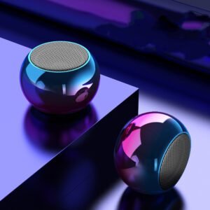 M3 Wireless Bluetooth Speaker  3D Electroplating  Mini Steel Cannon  Radio & U Disk Support