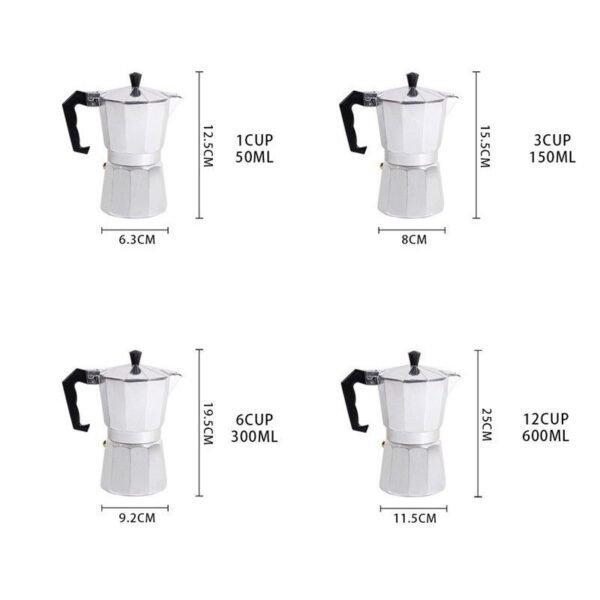 Elegant Ten Anise Octagonal Coffee Pot & Matching Cup Set – Vintage-Inspired Design for Espresso - Image 6