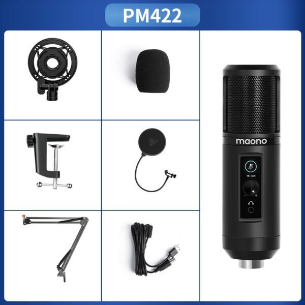 USB Capacitor Microphone High-Quality Sound - Image 5