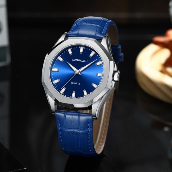 Simple Waterproof Round Casual Quartz Watch – Everyday Style, Reliable Performance - Image 7
