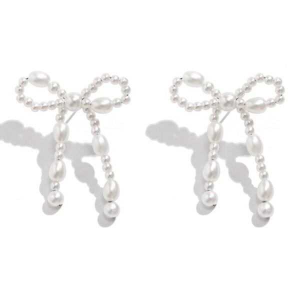 Bow Stud Earrings New Arrival Hot Sale Women - Image 4