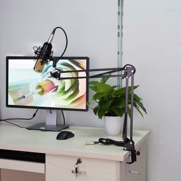 Net Microphone Stand Set Sturdy & Adjustable - Image 10