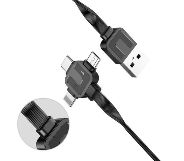 Telescopic data line three-in-one fast charging data line - Image 8