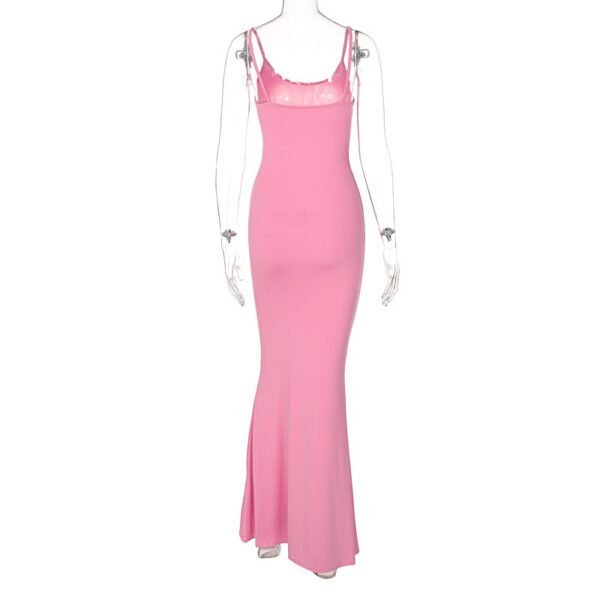 Elegant Spaghetti Strap Bodycon Dress – Stunning Style for Parties & Street Chic - Image 3