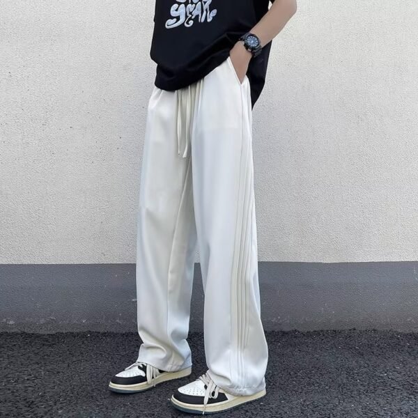 GenZ Loose Straight Wide-leg Pants For Men - Image 8