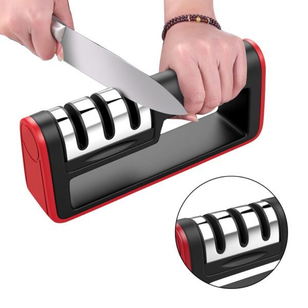Professional 3-Stage Knife Sharpener Diamond Precision & Quick Sharpening - Image 2