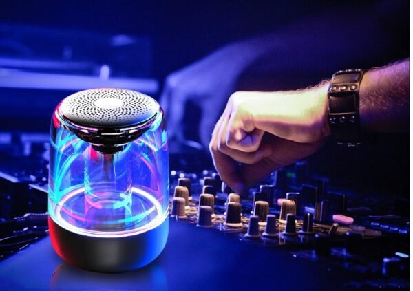 Bluetooth Speaker with Radio  Dynamic Bass & LED Glow
