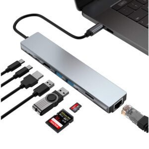 PD 8-in-1 USB Type-C Dock – Fast & Versatile Expansion Hub
