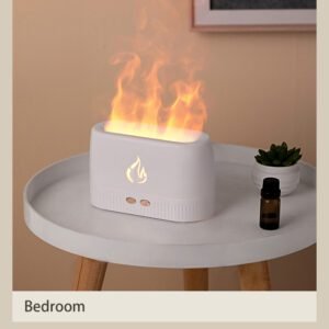 Transform Your Space with the Flame Aroma Diffuser – Silent, Stylish & Affordable