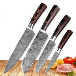 Carpenter’s Special Knife Set  6-Piece & 8-Piece Chef Knife Collection  Premium Kitchen Cooking Tools