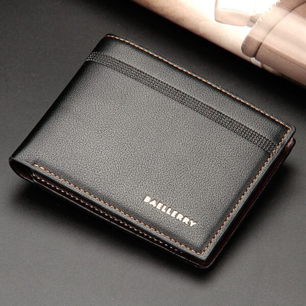 Men's Business Casual PU Wallet Sleek & Compact - Image 7