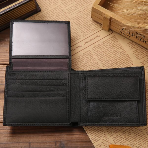 Men's wallet leather wallet coin purse - Image 3