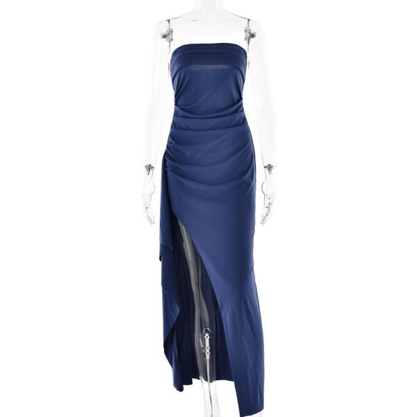 Strapless Split Bridesmaid Dress Summer Wedding & Party Fashion - Image 9