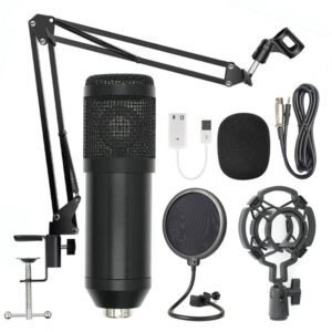 Net Microphone Stand Set Sturdy & Adjustable