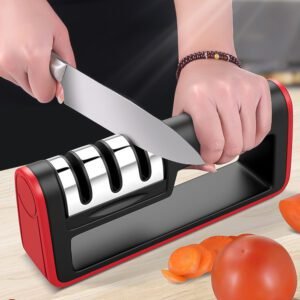 Professional 3-Stage Knife Sharpener Diamond Precision & Quick Sharpening