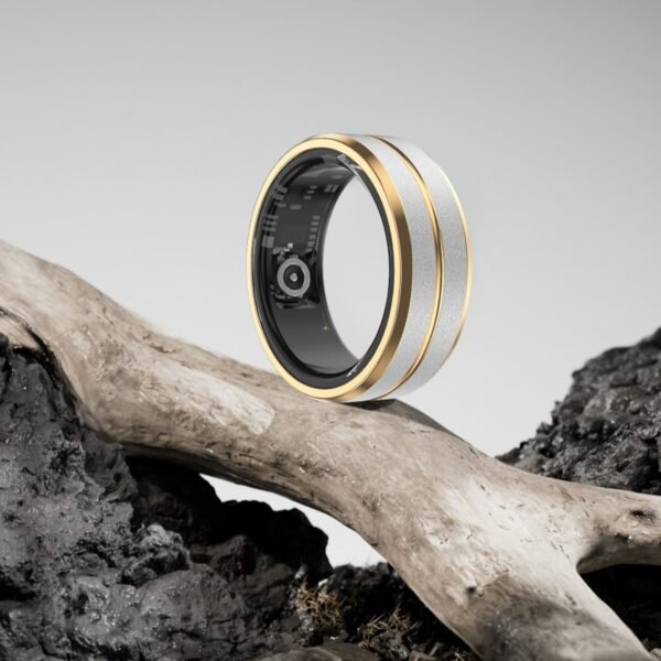 Smart Ring – Heart Rate & Oxygen Monitor, Multi-Sport, IP68 Waterproof, Android & iOS