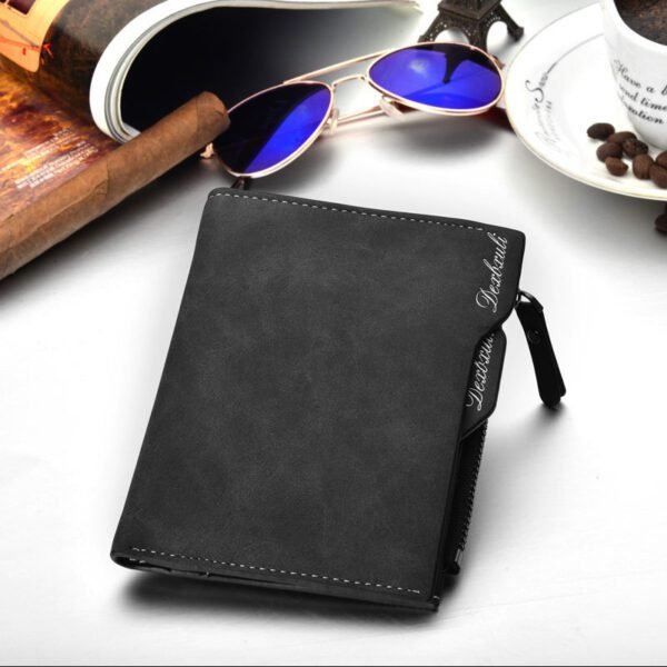 New men's short multifunctional Wallet Card Wallet Vintage multi personality card bag purse spot - Image 6