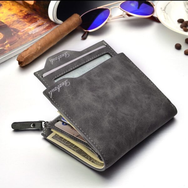 New men's short multifunctional Wallet Card Wallet Vintage multi personality card bag purse spot - Image 8