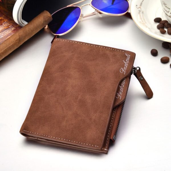 New men's short multifunctional Wallet Card Wallet Vintage multi personality card bag purse spot - Image 7