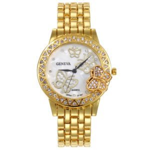 Diamond Butterfly Alloy Watch – Elegant, Feminine & Sparkling with Style