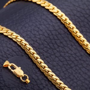 5MM 18K Gold Full-Side Necklace