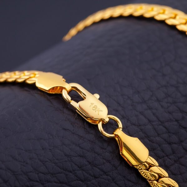 5MM 18K Gold Full-Side Necklace - Image 5