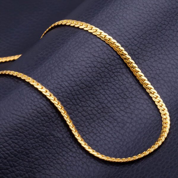 5MM 18K Gold Full-Side Necklace - Image 4