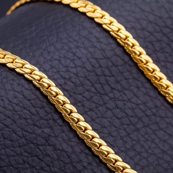 5MM 18K Gold Full-Side Necklace - Image 2