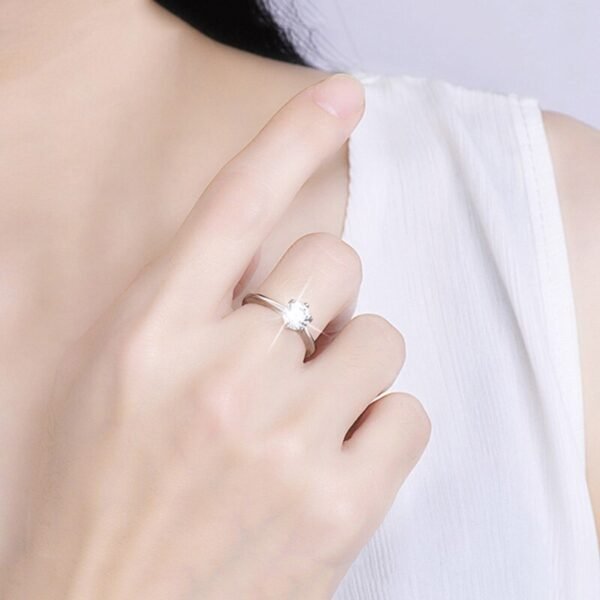Dazzling Zircon Rings Timeless Beauty & Sparkle - Image 4