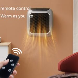 Wall-Mounted Mini Fan Heater Compact & Cozy for Dorms
