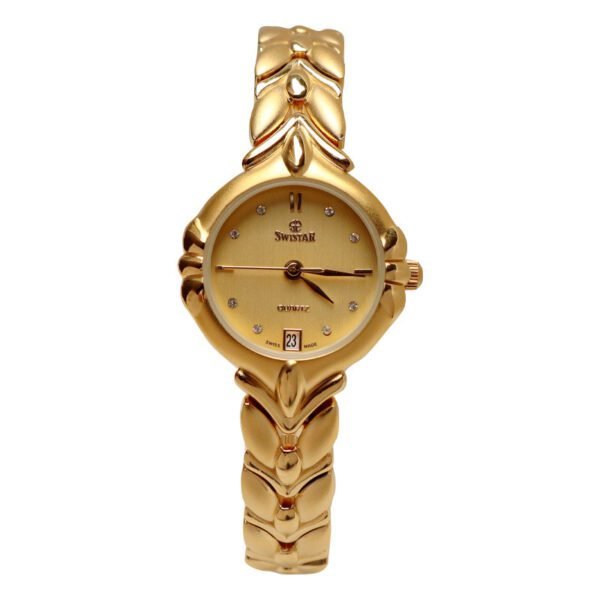 Retro Minority Round Gold Bracelet Watch – Elegant Small Gold Watch for Women Who Love Vintage Charm - Image 4