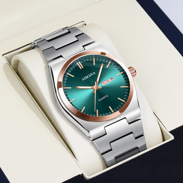 Ultra-thin Men’s Waterproof Luminous Quartz Watch – Sleek Design Meets Ultimate Functionality - Image 2