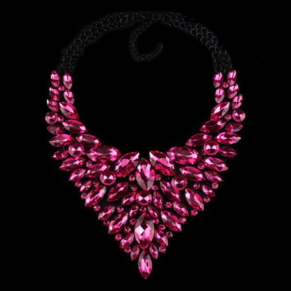 Alloy Rhinestone Necklace Luxury Full Diamond Sweater Chain - Image 8