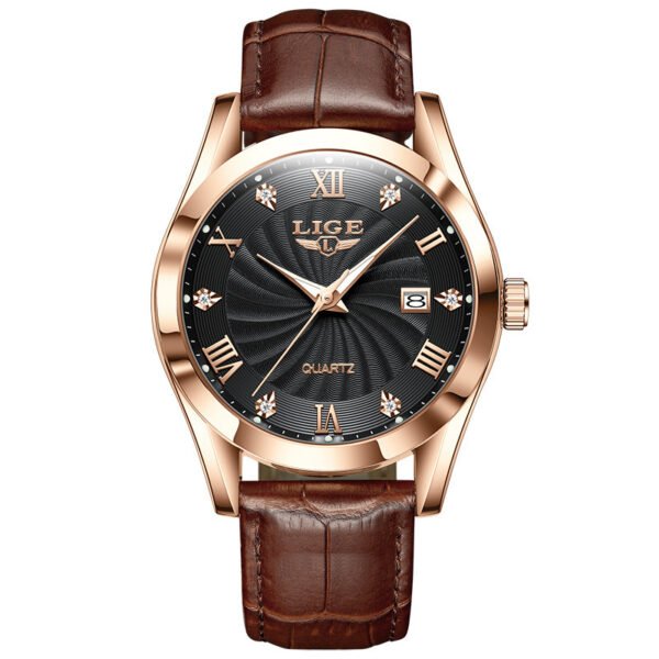 Simple Waterproof Watch for Middle-Aged and Elderly Men – Classic Design, Easy to Read, Built to Last - Image 8