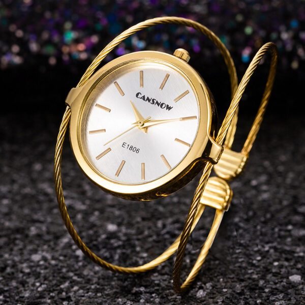 Starry Sky Simple Design Women’s Steel Wire Bracelet Watch – Elegant Minimalism Meets Celestial Charm - Image 2