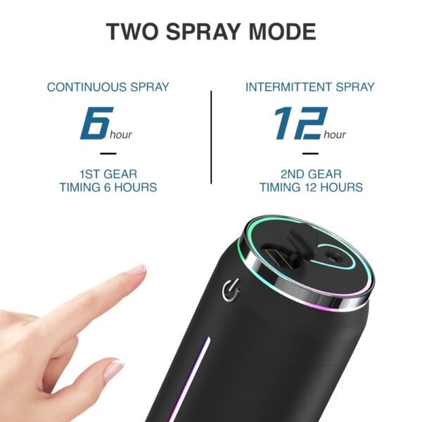 Mini USB Car Humidifier – 220ML Aroma Diffuser for Fresh, Clean Air - Image 8