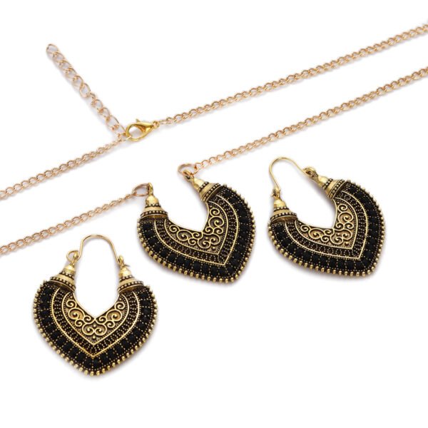 GenZ Colored Rope Jewelry Set – Earrings & Necklace Two-Piece - Image 7