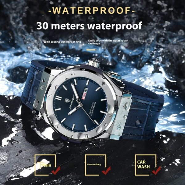 Waterproof Luminous Quartz Watch for Men – Stylish, Durable & Reliable - Image 10