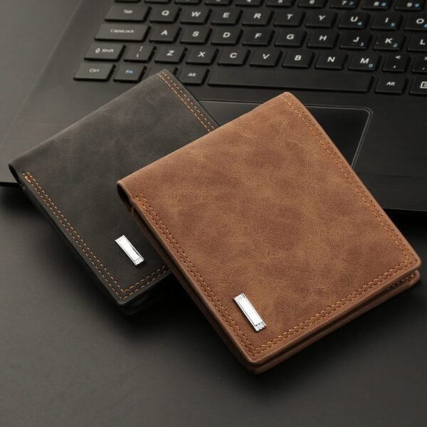 Men's Multifunctional Short Wallet Stylish & Compact - Image 4
