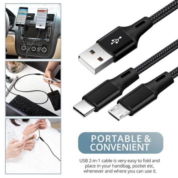Type-C Triple Charging Cable – Fast & Reliable - Image 6