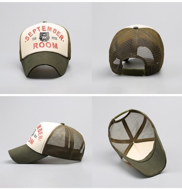 All-match Tall Crown Sunshade Breathable Peaked Cap - Image 3