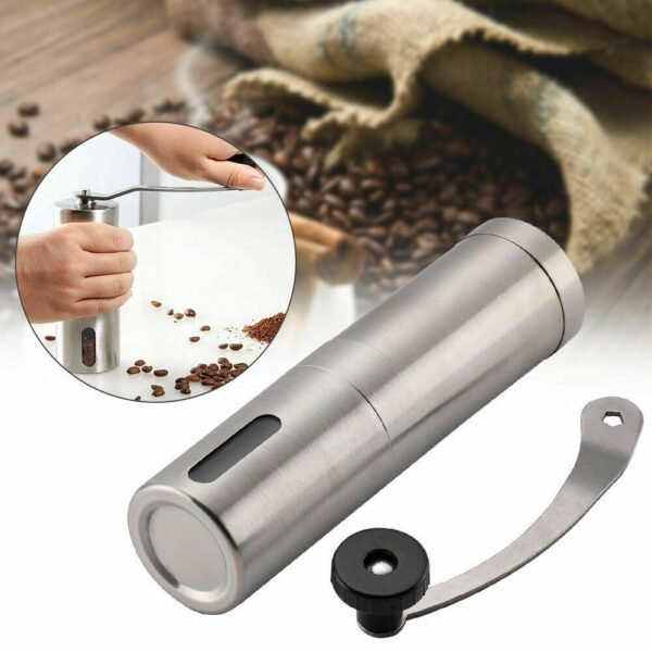 Portable Manual Coffee Grinder Stainless Steel with Ceramic Burr - Image 8