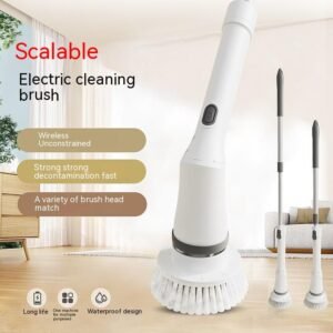 Telescopic Electric Scrubber Easy Wall & Floor Cleaning
