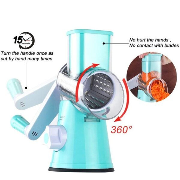 Mandoline Slicer Multifunctional Kitchen Cutter for Veggies & Cheese - Image 8