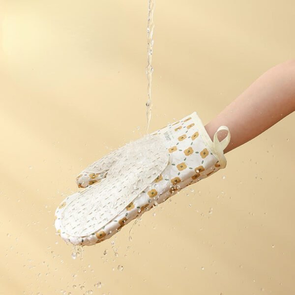 Heat-Resistant Cotton Oven Mitts – Anti-Scalding Gloves - Image 5