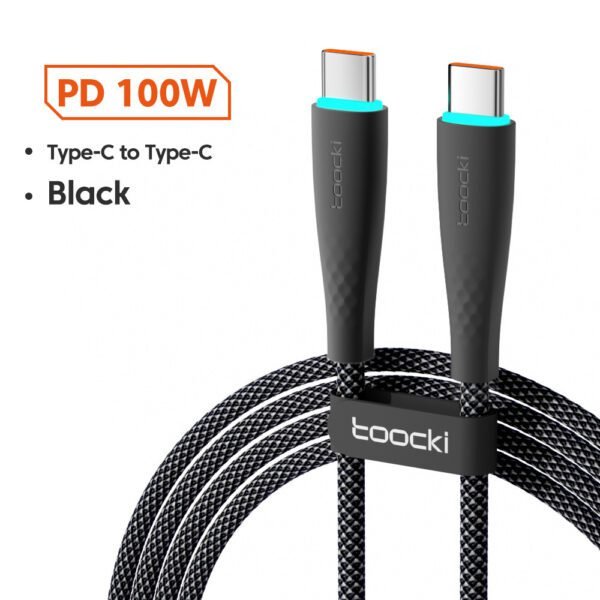 USB Type C To USB C Cable 100W 66W Fast Charging - Image 8