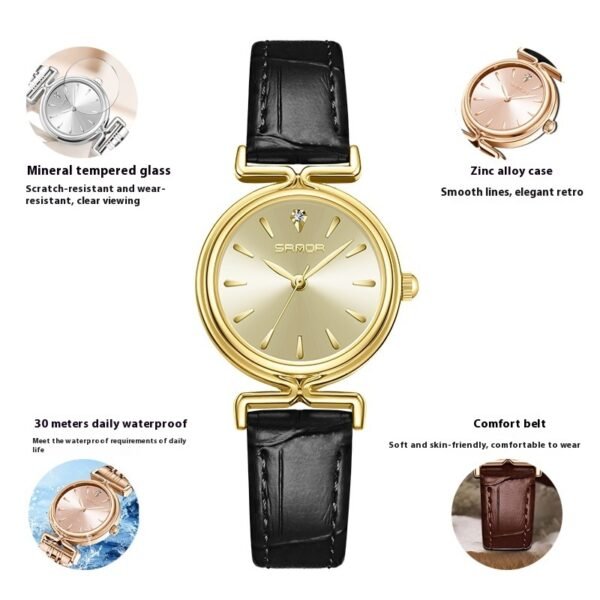 Women’s Retro Mesh Strap Watch – Stylish Outdoor All-Matching Timepiece - Image 5